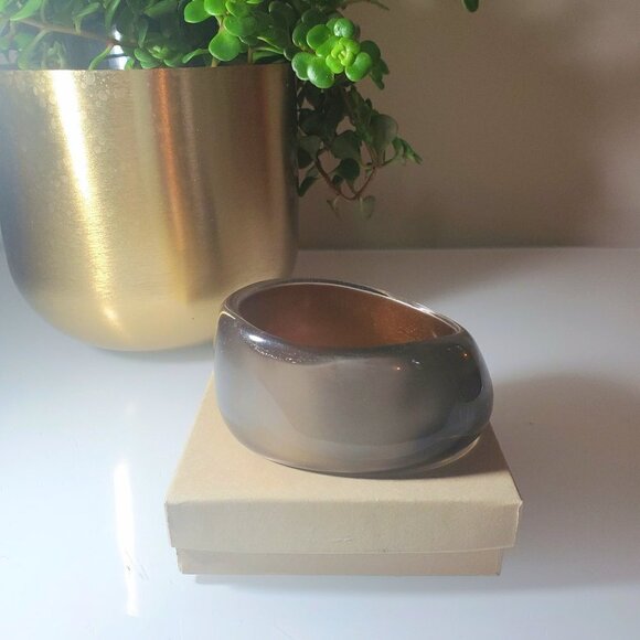 Goldish/Brown Cuff Bracelet - Picture 1 of 3